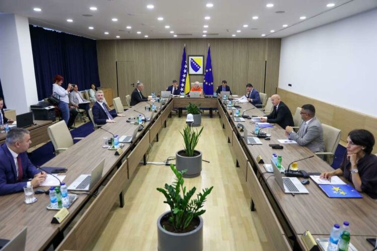 Sutra sjednica Vijeća ministara BiH