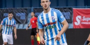 Brotnjak Marko Pervan pogodio mrežu Hajduka, ali pogodak poništen zbog zaleđa