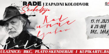 Rade Šerbedžija & Zapadni kolodvor u Sarajevu – večer poezije i emocije koja se ne propušta