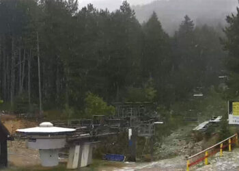 Na Blidinju pada snijeg