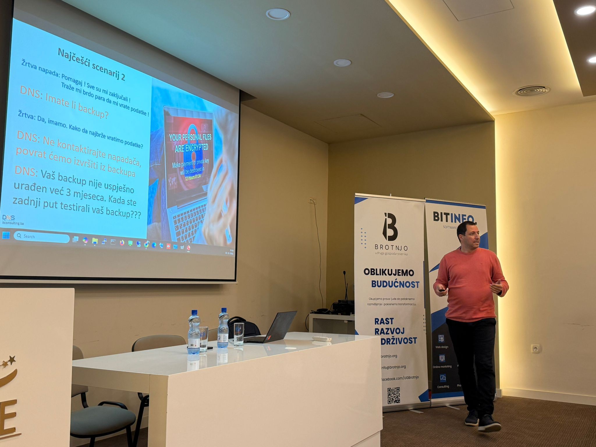 Održano edukativno predavanje o cyber napadima i sigurnosti poslovanja Održano edukativno predavanje o cyber napadima i sigurnosti poslovanja