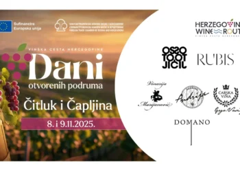 Dani otvorenih podruma na Vinskoj cesti Hercegovine nastavljaju se u Čitluku i Čapljini – vikend u znaku vina, gastronomije i umjetnosti