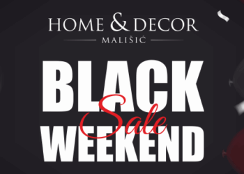 Black weekend sale u trgovinama Mališić Home&Decor