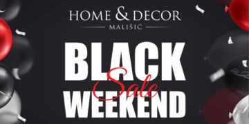 Black weekend sale u trgovinama Mališić Home&Decor