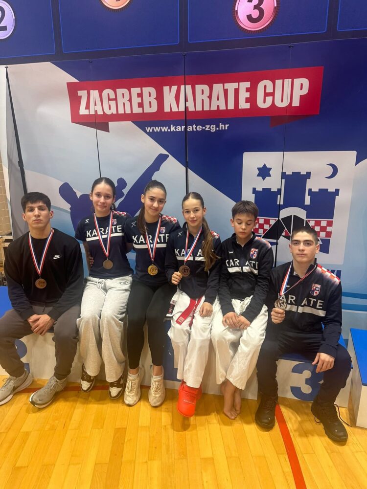 Karate klub Brotnjo Hercegovina uspješan na Zagreb Karate Cupu