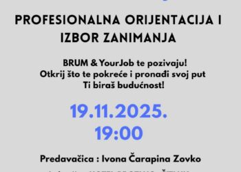 Broćanska udruga mladih najavljuje predavanje: Profesionalna orijentacija i izbor zanimanja