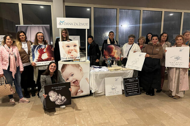 Članovi OFS Međugorje podržali inicijativu 40 dana za život