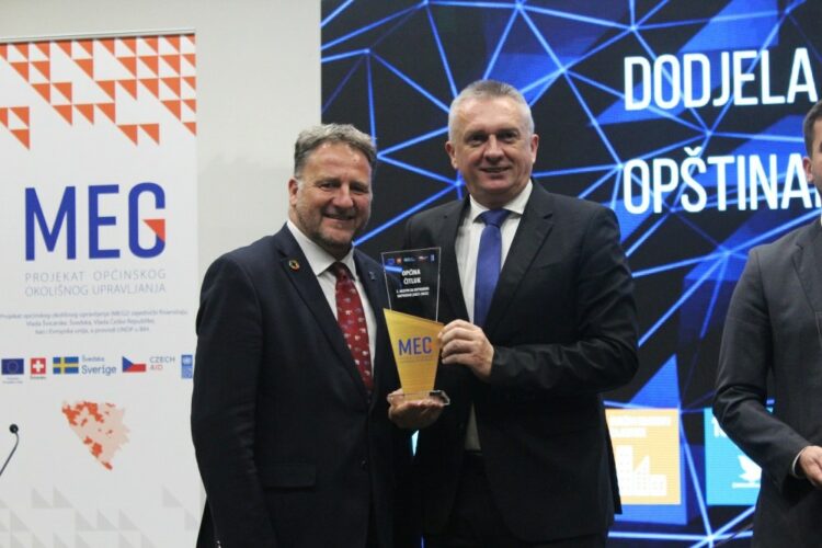 Općina Čitluk nagrađena za napredak u realizaciji MEG II projekta