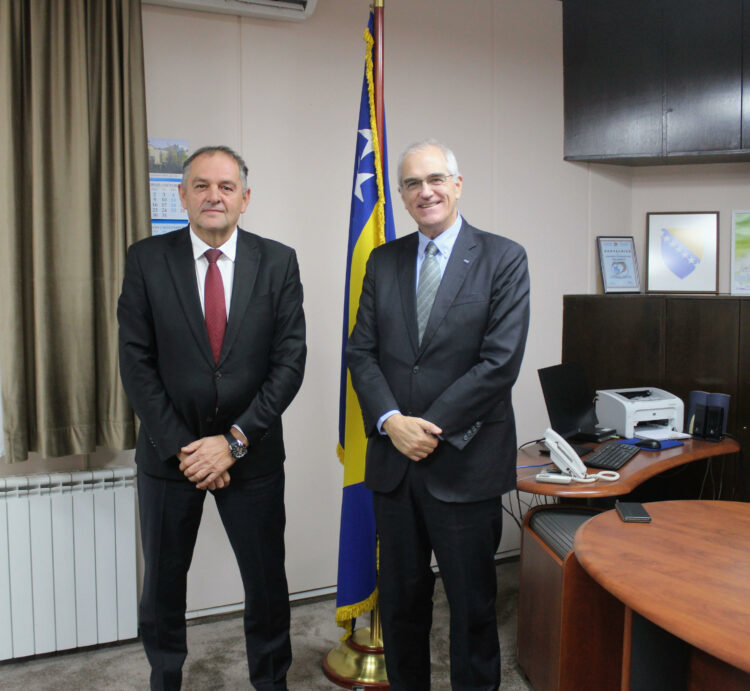 Predsjedatelj Doma naroda Parlamenta FBiH Tomislav Martinović susreo se s voditeljem Misije OESS-a u BiH