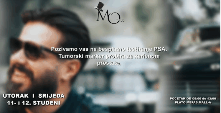 Movember Mostar 2025: Poziv na besplatno testiranje PSA
