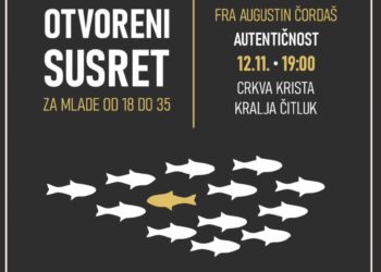 Otvoreni susret zajednice Očevo srce večeras u 19 sati