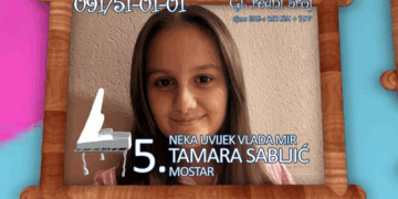 Broćanka Tamara Sabljić na Festivalu dječjeg glazbenog stvaralaštva “Mali kompozitor 2025”
