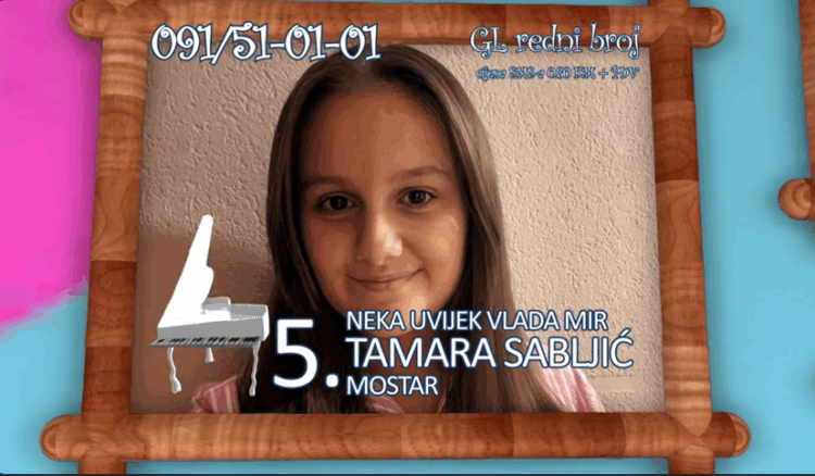 Broćanka Tamara Sabljić na Festivalu dječjeg glazbenog stvaralaštva “Mali kompozitor 2025”