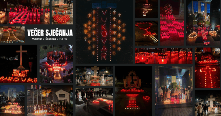 Mladež HDZ-a BiH organizirala “Večer sjećanja” diljem BiH