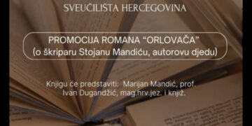 Kulturni četvrtak u Sveučilištu Hercegovina: Promocija romana “Orlovača”