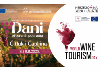 Dani otvorenih podruma Vinske ceste Hercegovine u Čitluku: Poziv na proslavu Svjetskog dana vinskog turizma