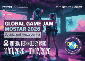 Global Game Jam 2026 po prvi put u Bosni i Hercegovini – INTERA Tehnološki Park dovodi najveće svjetsko natjecanje u izradi videoigara