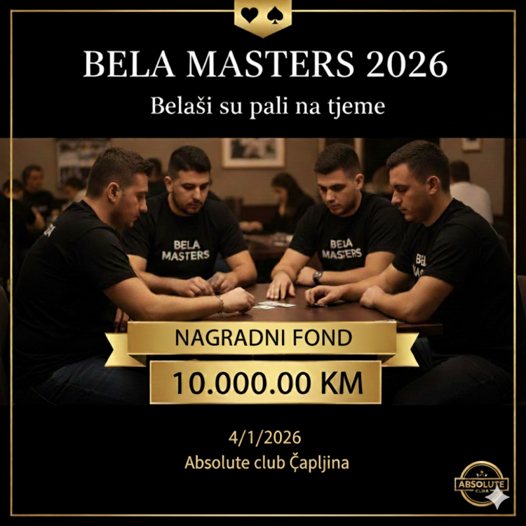 Najava: Bela Masters 2026 – najveći regionalni turnir u beli stiže u Čapljinu