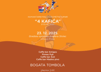 Najava: U Stocu prvi humanitarni malonogometni turnir “4 kafića”