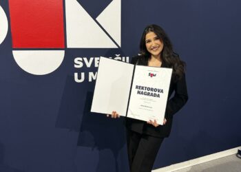 Broćanka Marija Glamuzina dobitnica Rektorove nagrade za akademsku 2024./2025.