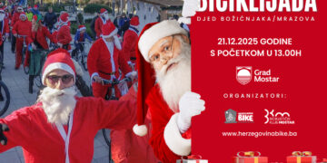 BK Mostar u suradnji s Gradom Mostarom i Udrugom HerzegovinaBike organizira biciklijadu Djed Božićnjaka