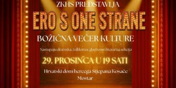 ZKHS: Večer kulture u božićnom ruhu ponovno u Hercegovini