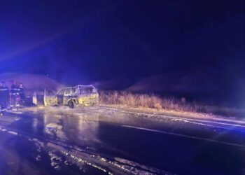 Na magistralnoj cesti Široki Brijeg – Posušje došlo do požara na osobnom vozilu