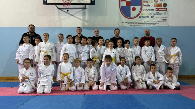 Održano polaganje za najmlađe u Karate klubu Brotnjo Hercegovina