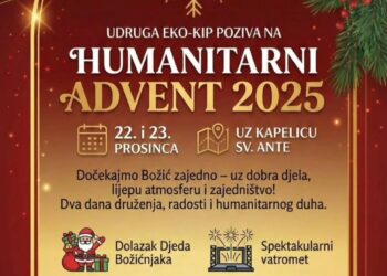 Udruga EKO KIP poziva na Humanitarni advent 2025