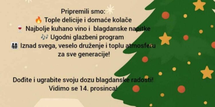 Advent u Zvirovićima: MZ Zvirovići poziva na blagdansko druženje