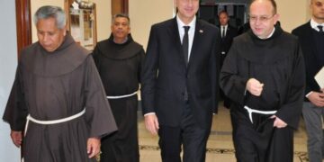 Predsjednik Vlade RH Andrej Plenković posjetio Papinsko franjevačko sveučilište Antonianum u Rimu