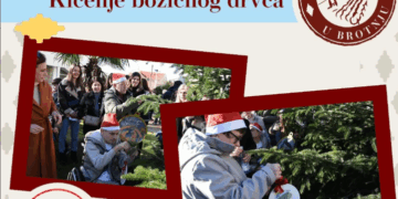 Zajedničko ukrašavanje božićnog drvca u Čitluku