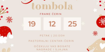 Frama Čerin: Božićna humanitarna tombola u petak 19. prosinca