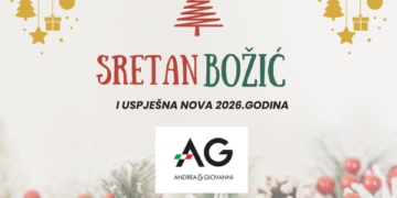Sretan i blagoslovljen Božić želi vam Andrea & Giovanni d.o.o.