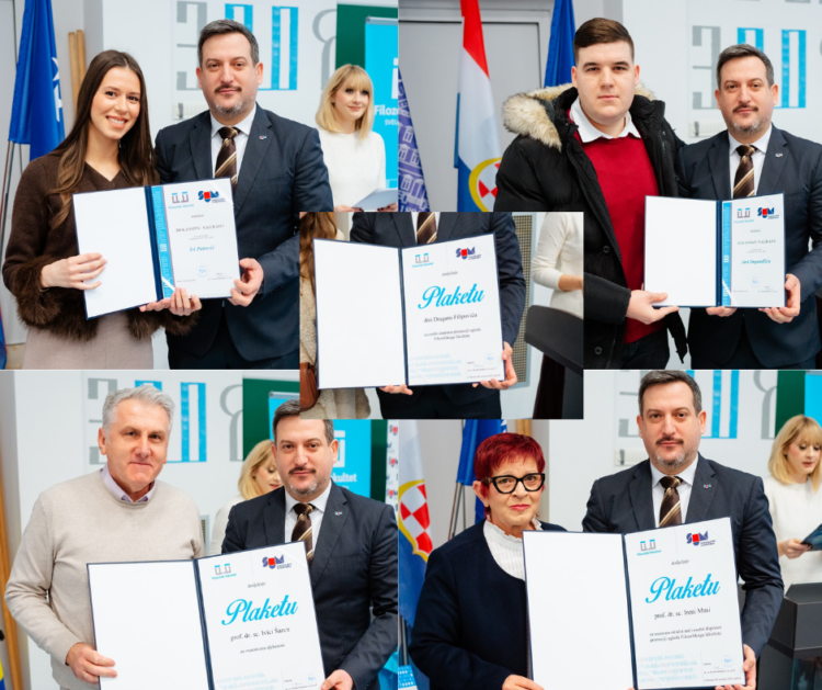 Na Filozofskom fakultetu SUM-a dodijeljene dekanove nagrade, plakete i pohvale: Među nagrađenima i Brotnjaci