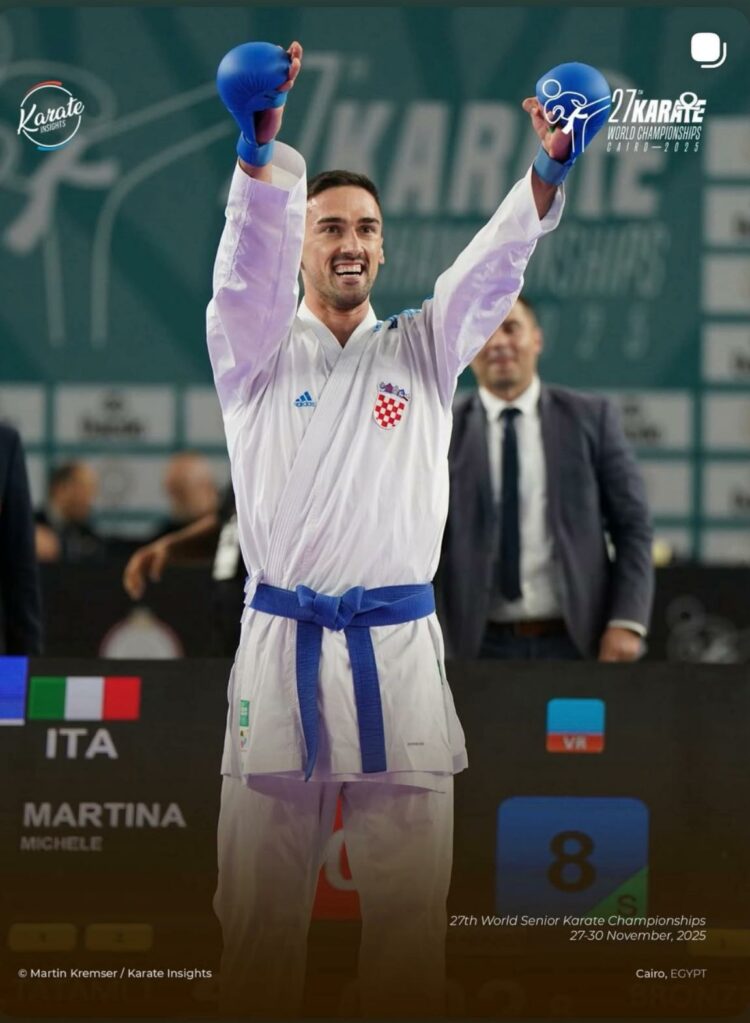 Karate: Ivan Kvesić osvojio broncu na Svjetskom prvenstvu u Kairu
