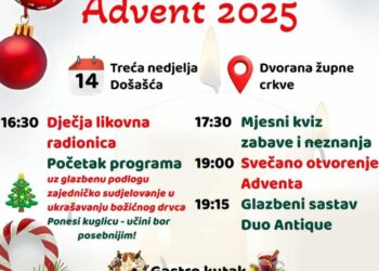 Udruga mladih Gradnići poziva na “Advent 2025”