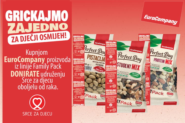 EuroCompany99 pokrenuo CSR kampanju „Grickajmo zajedno za dječji osmijeh“