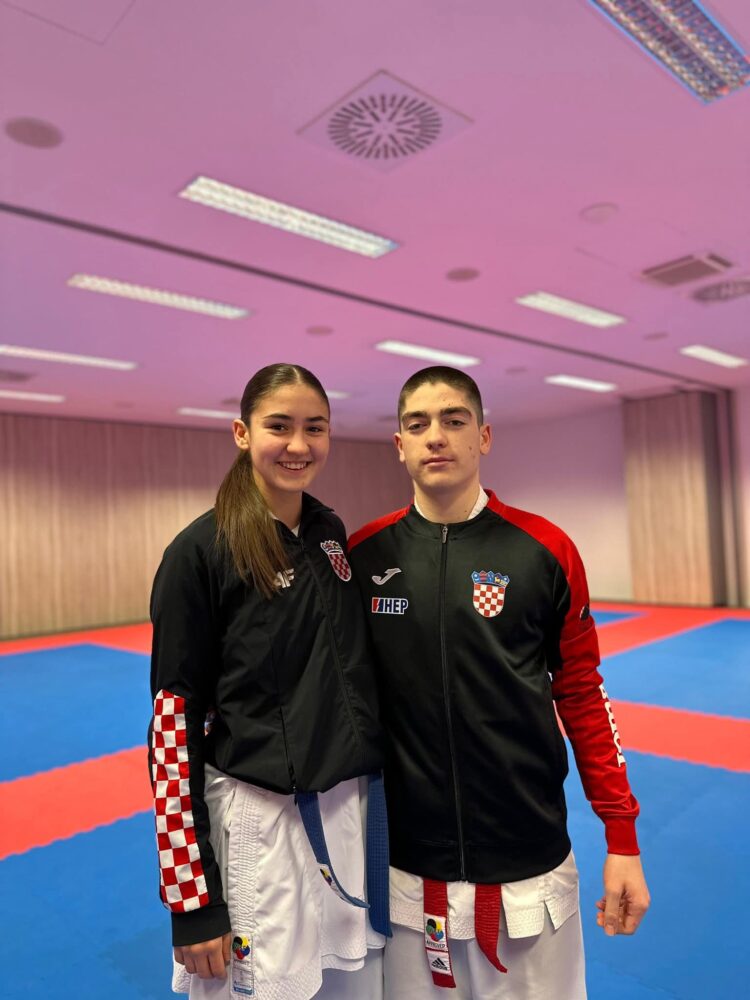 Karate klub Brotnjo Hercegovina: David Paponja i Patricija Prga na završnim pripremama za Europsko prvenstvo