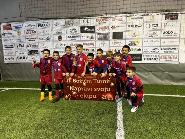 Predstavnici Brotnja treći na Božićnom malonogometnom turniru u Posušju