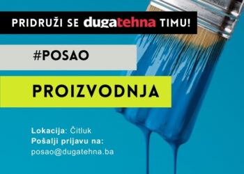 Duga-tehna d.o.o. raspisuje natječaj za posao