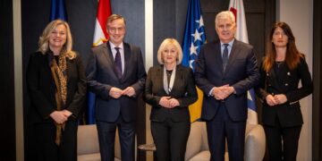 Čović, Krišto i Filipović sa Zovko i McAllister: Ravnopravnost naroda i reforme su prioritet