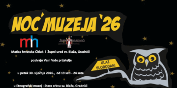 Najava: “Noć muzeja 2026” u Etnografskom muzeju u Gradnićima