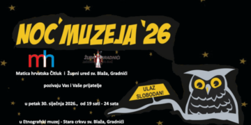 „Noć muzeja 2026.“večeras u Etnografskom muzeju u Gradnićima