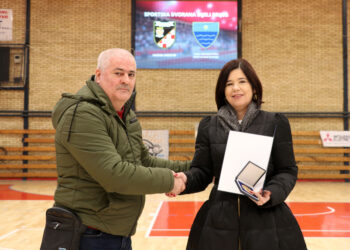 Predsjednica Buhač obišla obnovljenu Športsku dvoranu na Bijelom brijegu