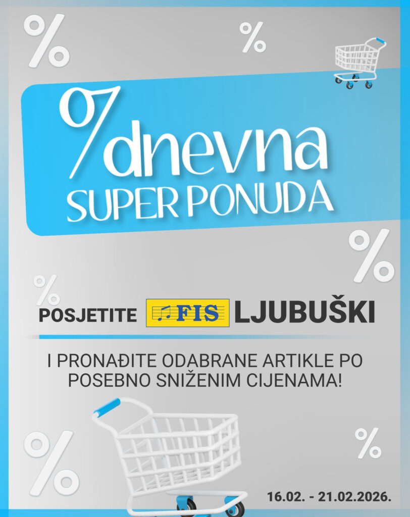 Tjedna super ponuda za obiteljsku kupovinu u FIS-u