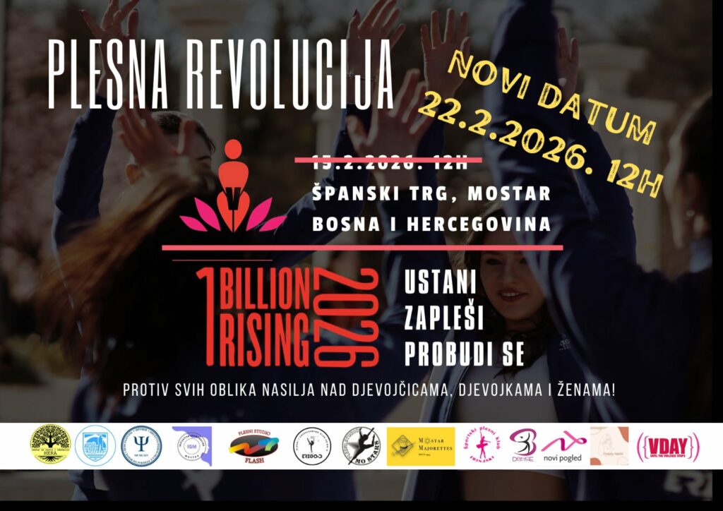 One Billion Rising Mostar 2026 – novi termin održavanja