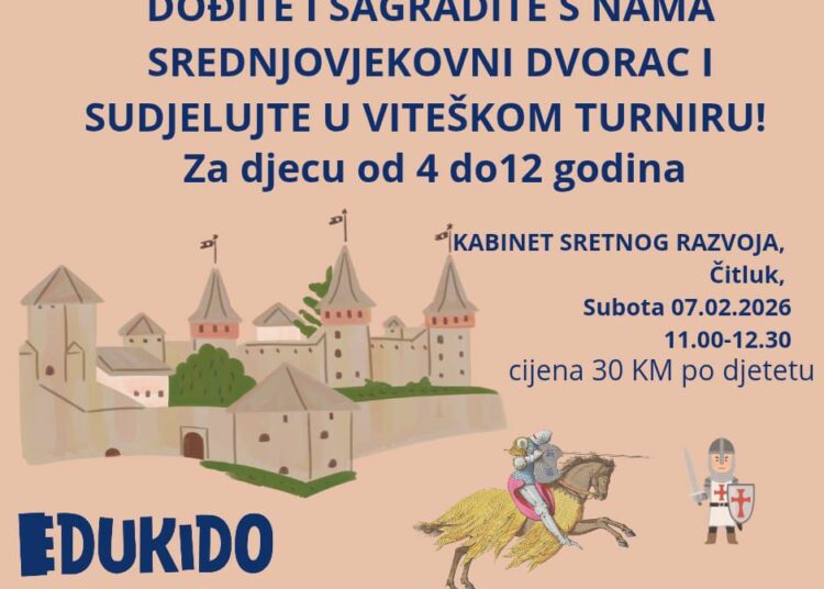 U Čitluk stiže Edukido LEGO radionica: Spoj kreativnosti, zabave i zajedničko druženje u Kabinetu sretnog razvoja