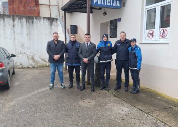 Posjeta ministra Marija Marića i ravnatelja policije MUP-a HNŽ Roberta Perića Policijskoj ispostavi Međugorje