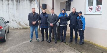Posjeta ministra Marija Marića i ravnatelja policije MUP-a HNŽ Roberta Perića Policijskoj ispostavi Međugorje